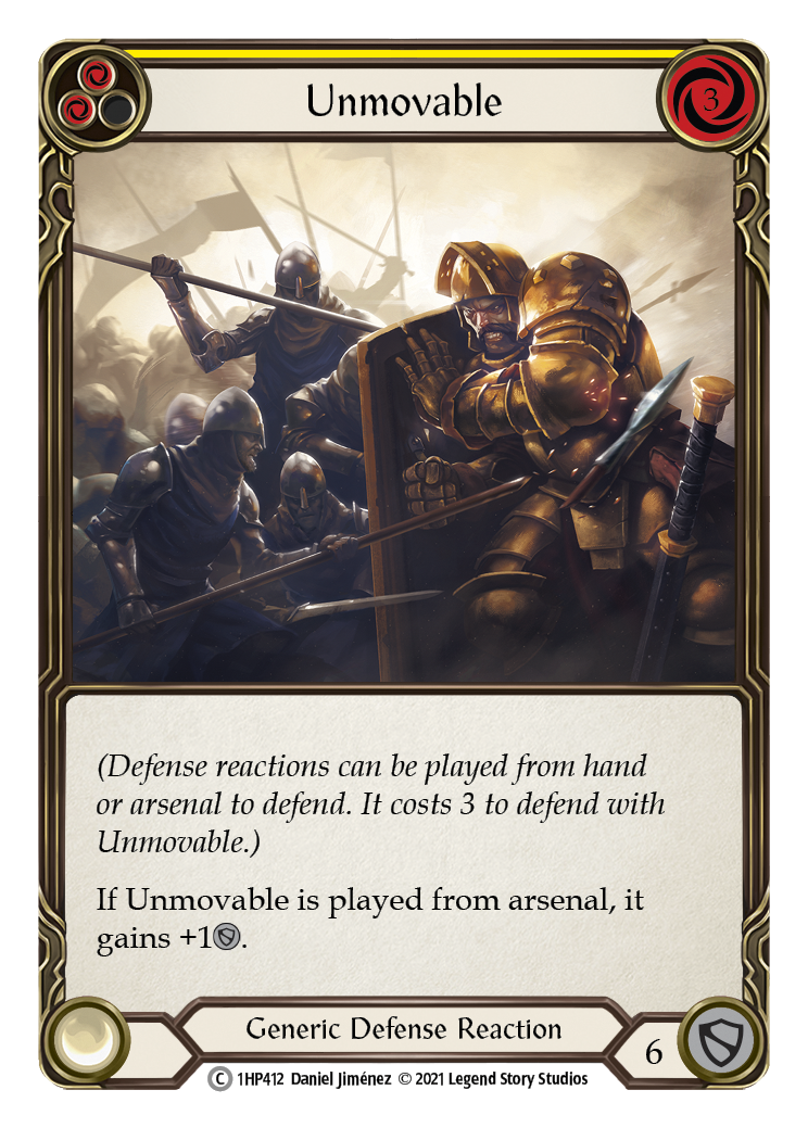 Unmovable (Yellow) [1HP412] | Webway Games
