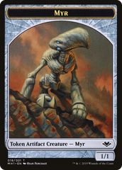 Myr // Thopter Double-Sided Token [Phyrexia: All Will Be One Commander Tokens] | Webway Games