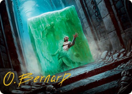 Gelatinous Cube Art Card (Gold-Stamped Signature) [Dungeons & Dragons: Adventures in the Forgotten Realms Art Series] | Webway Games