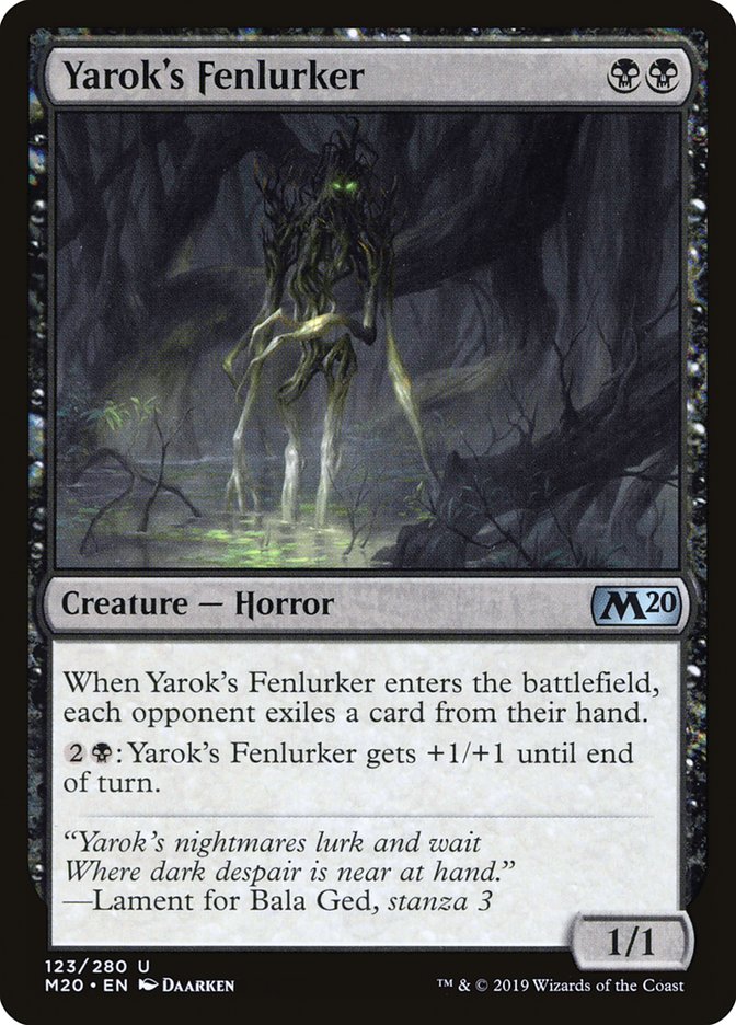 Yarok's Fenlurker [Core Set 2020] | Webway Games