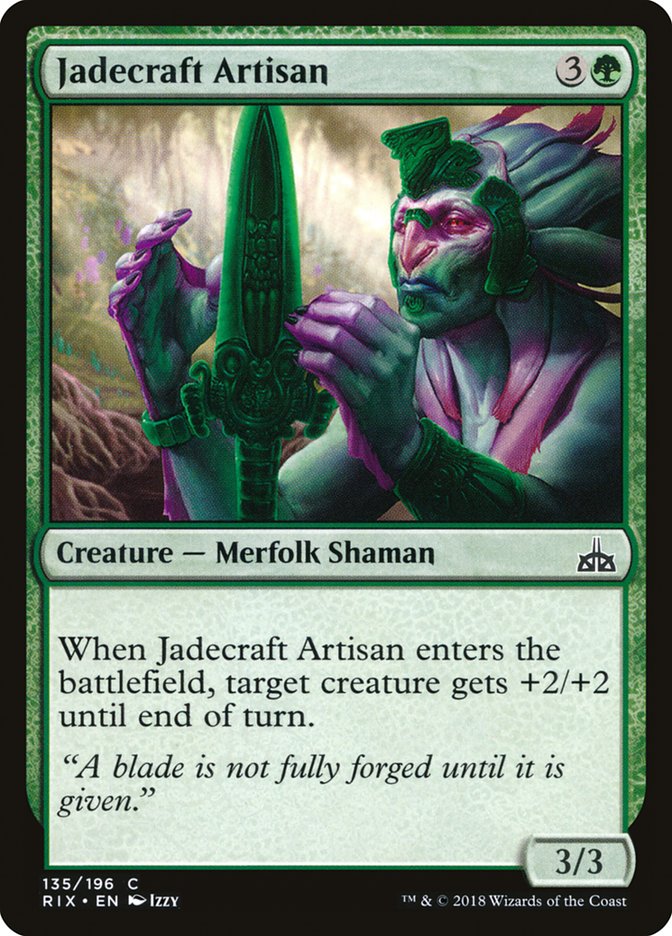 Jadecraft Artisan [Rivals of Ixalan] | Webway Games