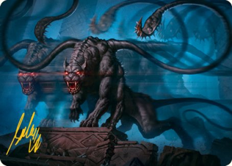 Displacer Beast Art Card (Gold-Stamped Signature) [Dungeons & Dragons: Adventures in the Forgotten Realms Art Series] | Webway Games