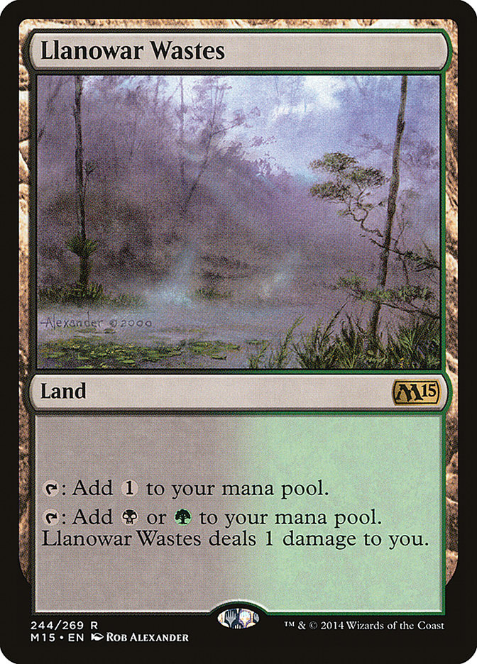 Llanowar Wastes [Magic 2015] | Webway Games