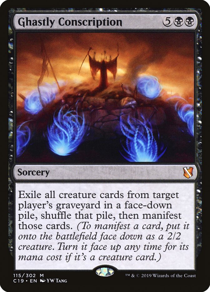 Ghastly Conscription [Commander 2019] | Webway Games