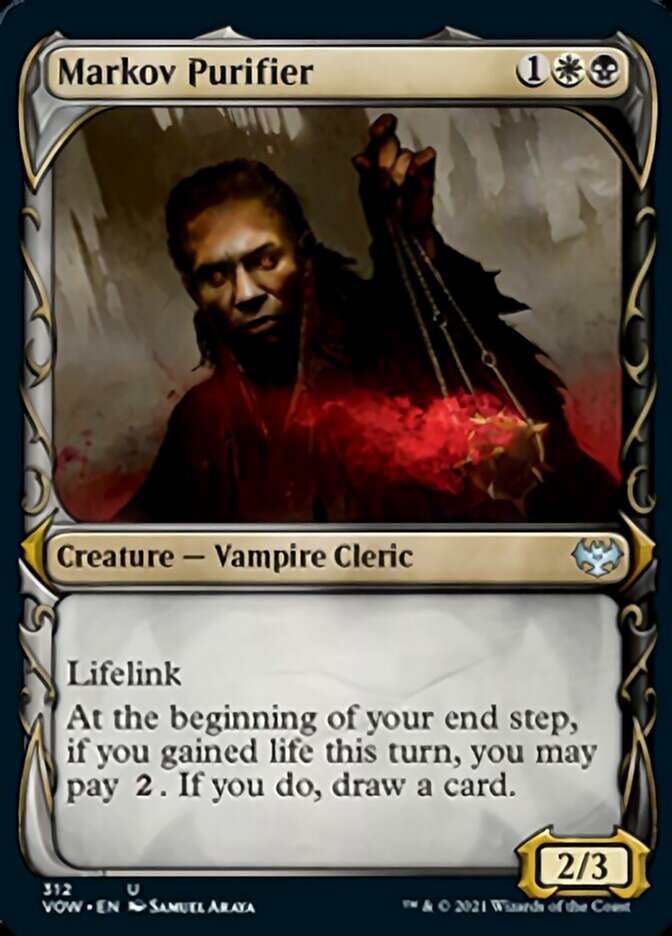 Markov Purifier (Showcase Fang Frame) [Innistrad: Crimson Vow] | Webway Games