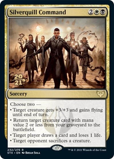 Silverquill Command [Strixhaven: School of Mages Prerelease Promos] | Webway Games
