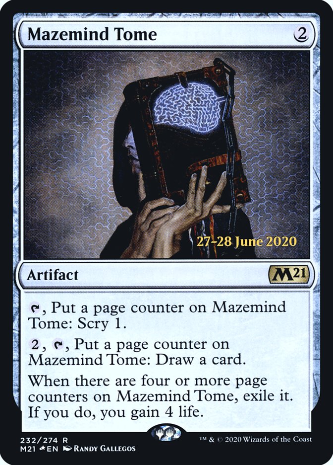 Mazemind Tome  [Core Set 2021 Prerelease Promos] | Webway Games