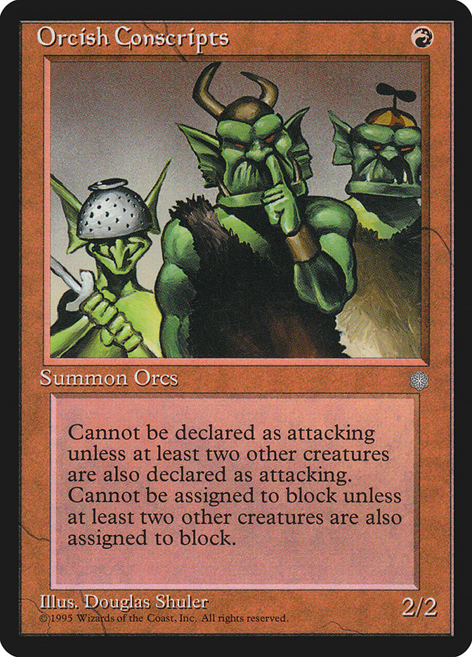 Orcish Conscripts [Ice Age] | Webway Games