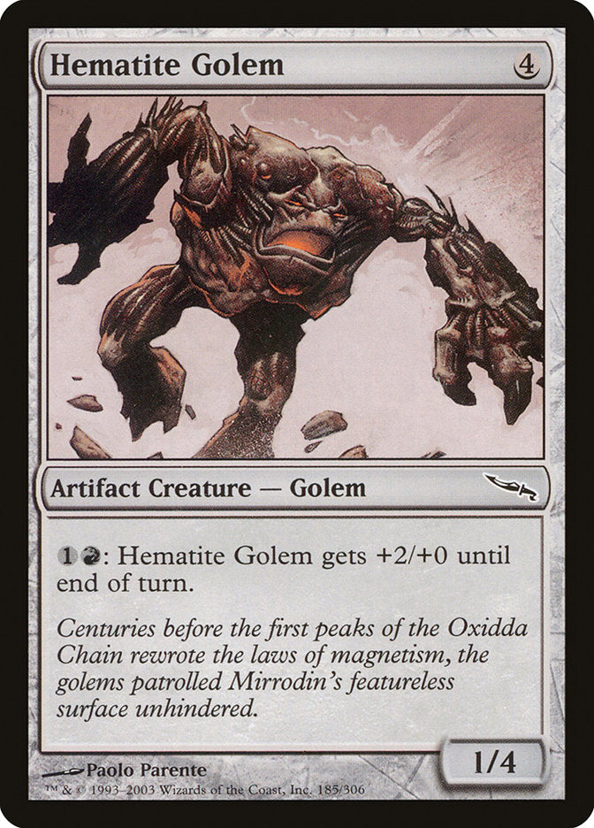 Hematite Golem [Mirrodin] | Webway Games