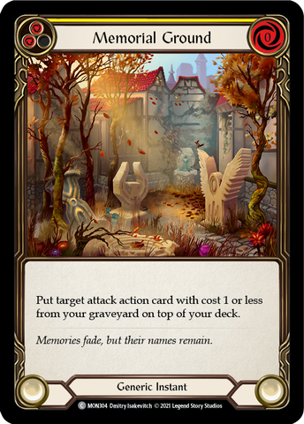 Memorial Ground (Yellow) [MON304] 1st Edition Normal