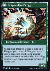 The Dragon-Kami Reborn // Dragon-Kami's Egg [Kamigawa: Neon Dynasty Prerelease Promos] | Webway Games