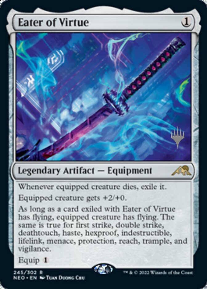 Eater of Virtue (Promo Pack) [Kamigawa: Neon Dynasty Promos] | Webway Games