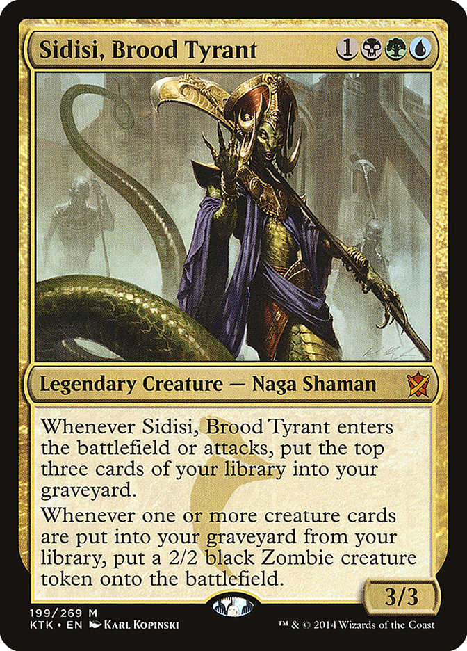 Sidisi, Brood Tyrant [Khans of Tarkir] | Webway Games