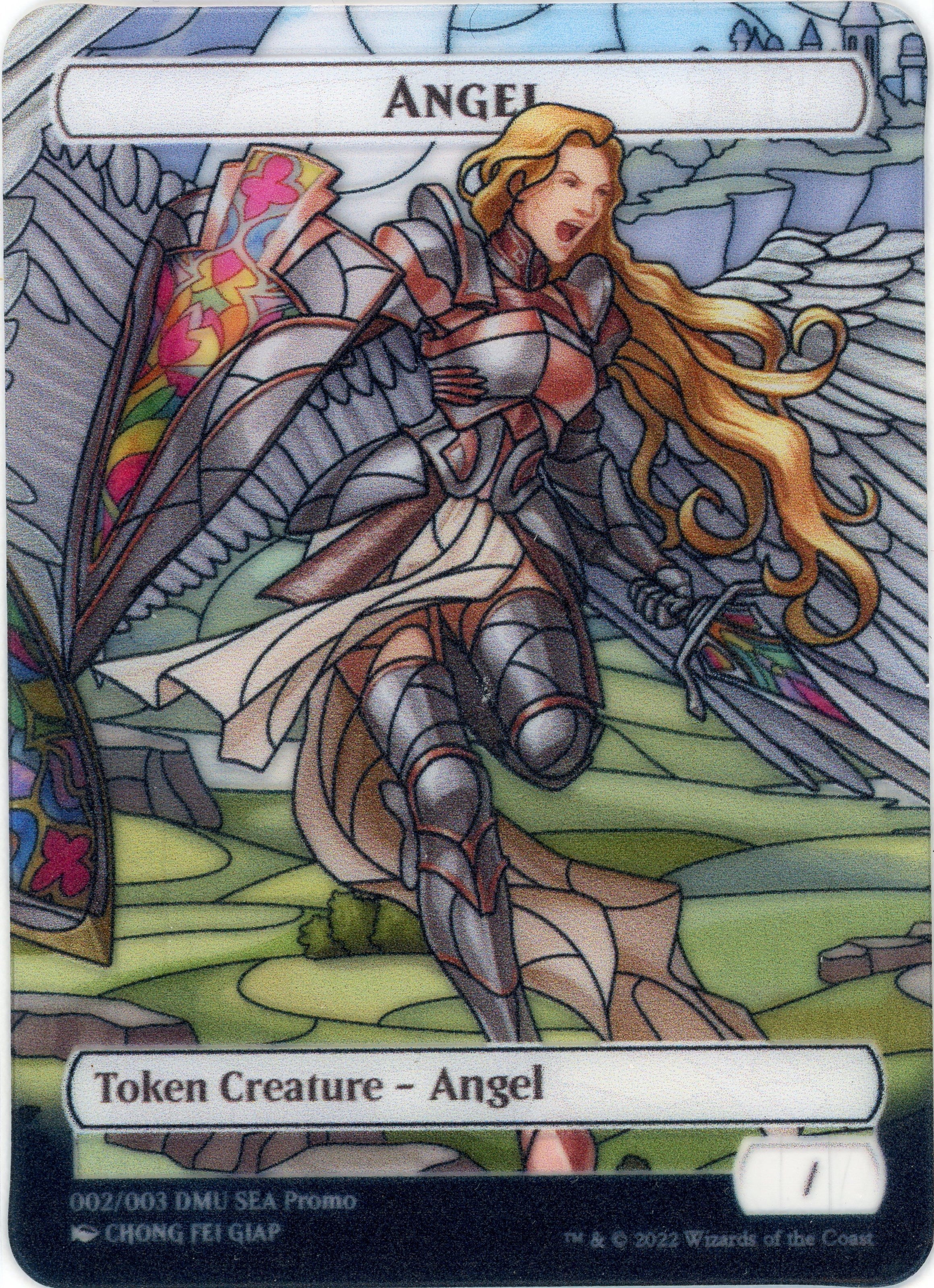 Angel Token (SEA Exclusive) [Dominaria United Tokens] | Webway Games