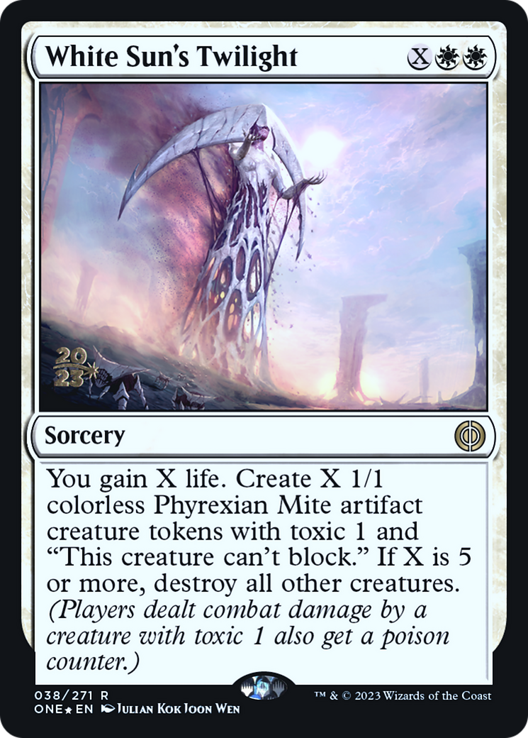White Sun's Twilight [Phyrexia: All Will Be One Prerelease Promos] | Webway Games