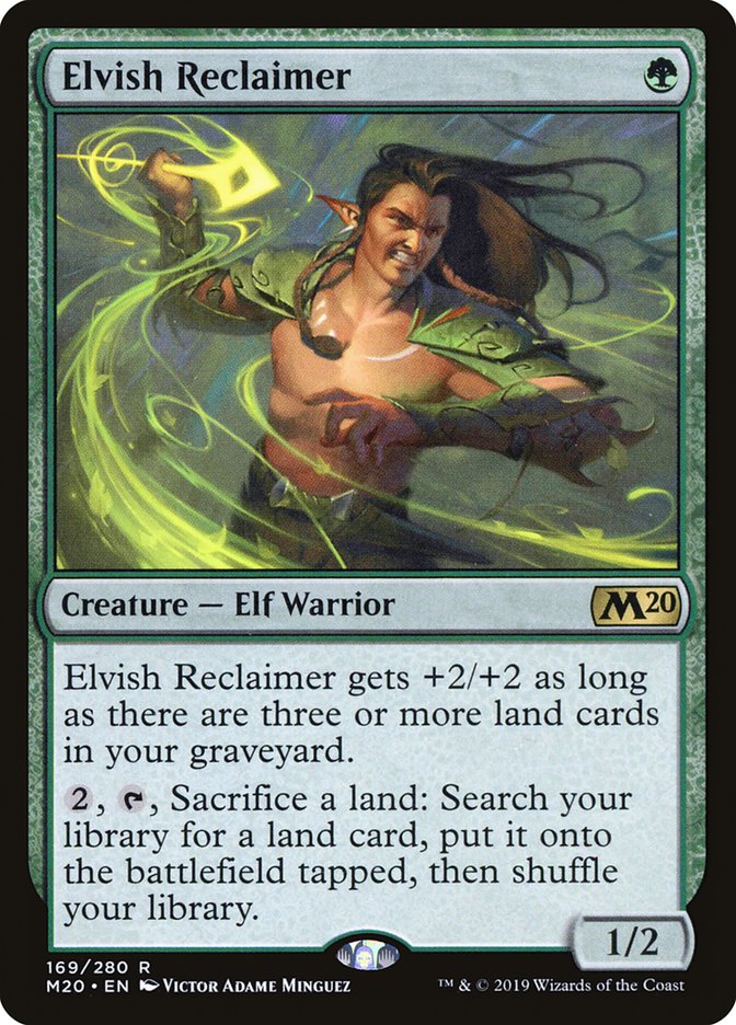 Elvish Reclaimer [Core Set 2020] | Webway Games