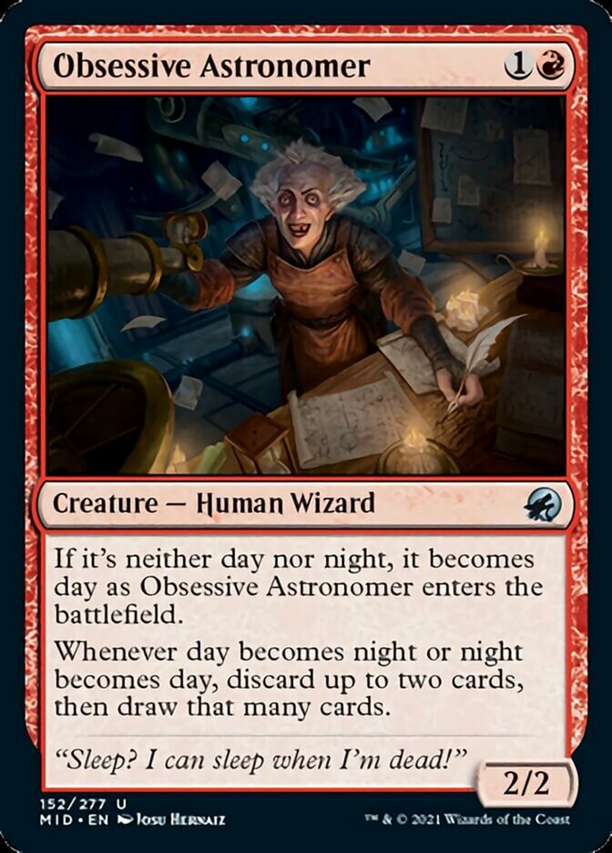 Obsessive Astronomer [Innistrad: Midnight Hunt] | Webway Games