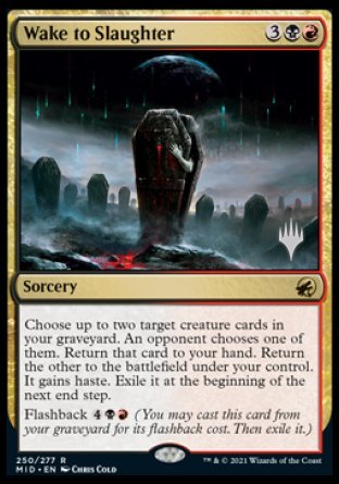 Wake to Slaughter (Promo Pack) [Innistrad: Midnight Hunt Promos] | Webway Games