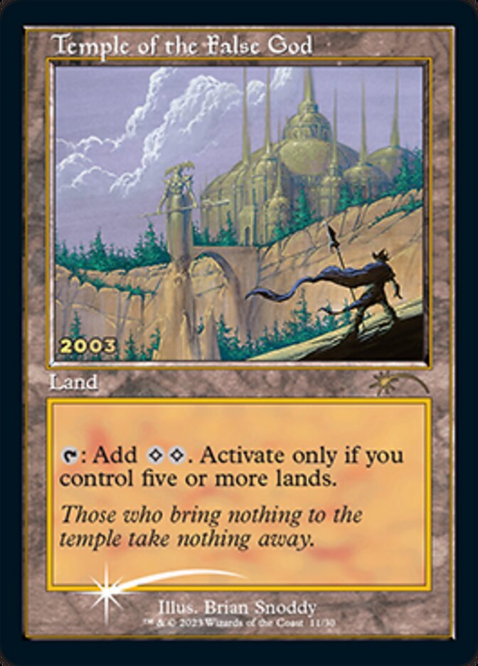 Temple of the False God [30th Anniversary Promos] | Webway Games