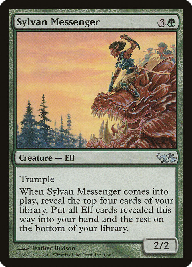 Sylvan Messenger [Duel Decks: Elves vs. Goblins] | Webway Games