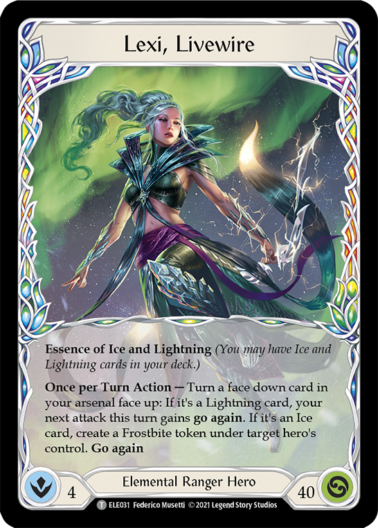 Lexi, Livewire // Rosetta Thorn [ELE031] (Tales of Aria)  1st Edition Normal | Webway Games