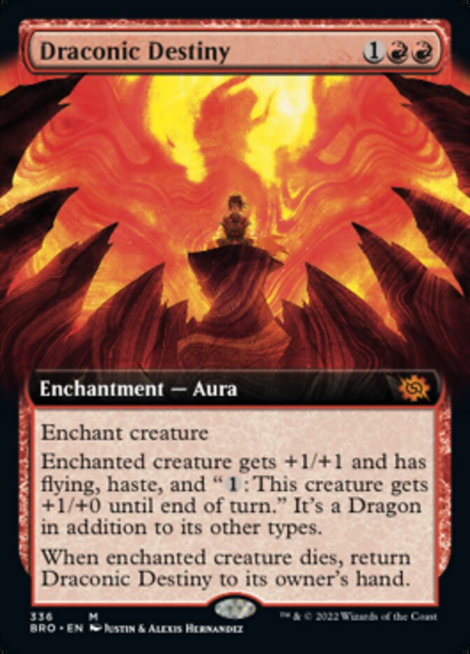Draconic Destiny (Extended Art) [The Brothers' War] | Webway Games
