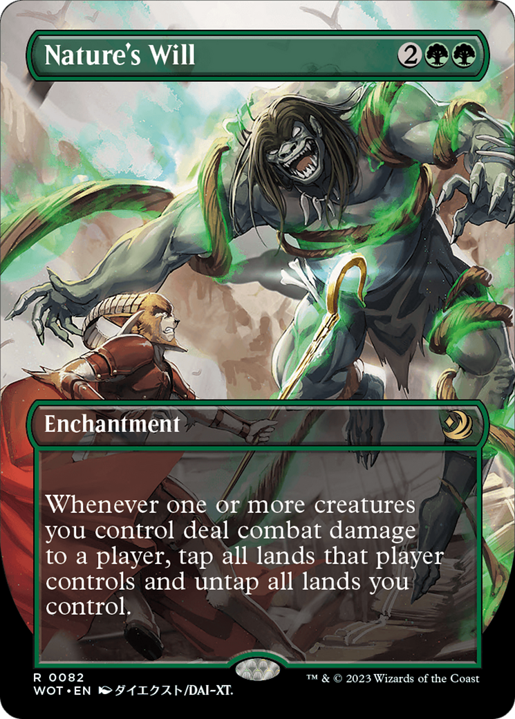 Nature's Will (Anime Borderless) [Wilds of Eldraine: Enchanting Tales] | Webway Games