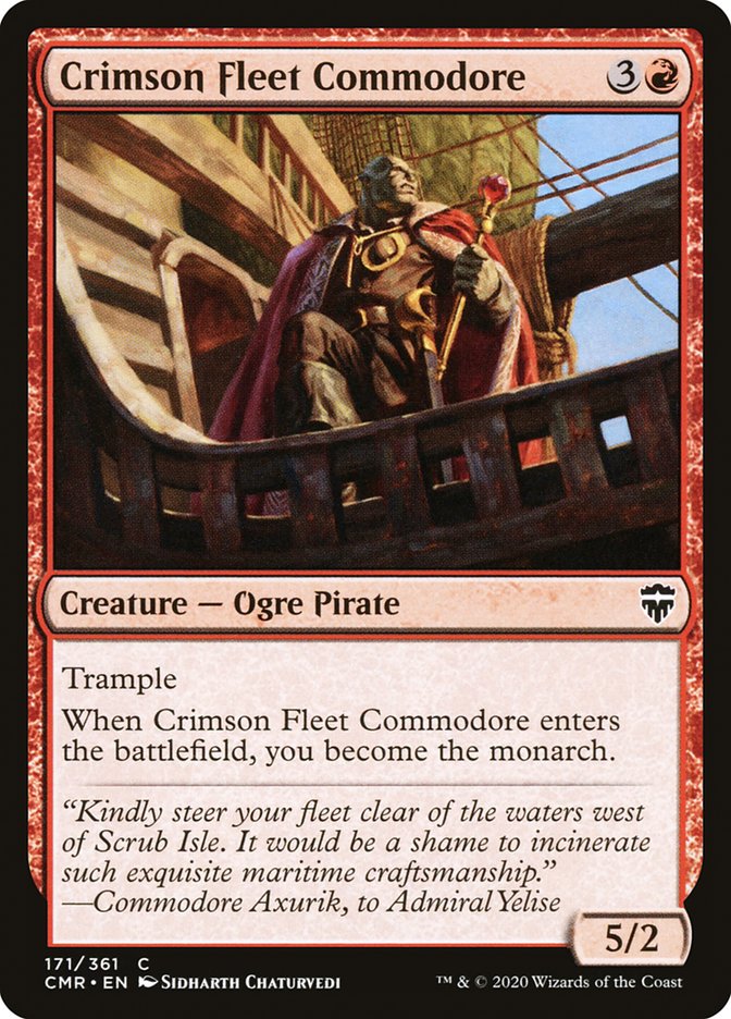 Crimson Fleet Commodore [Commander Legends] | Webway Games