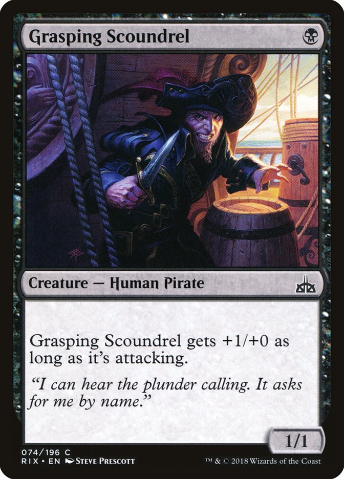 Grasping Scoundrel [Rivals of Ixalan] | Webway Games