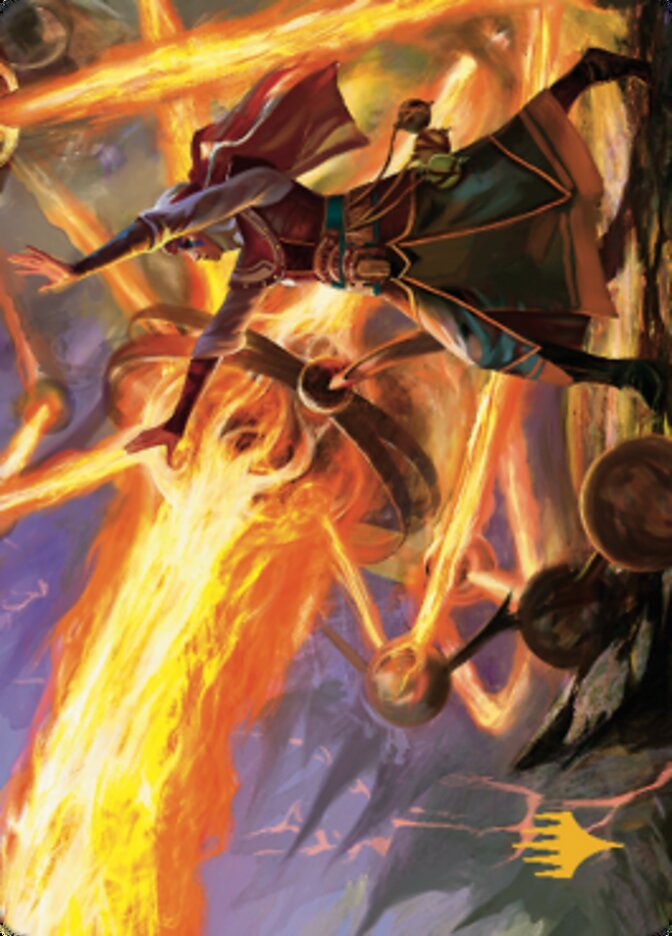 Ghitu Amplifier Art Card (Gold-Stamped Signature) [Dominaria United Art Series] | Webway Games