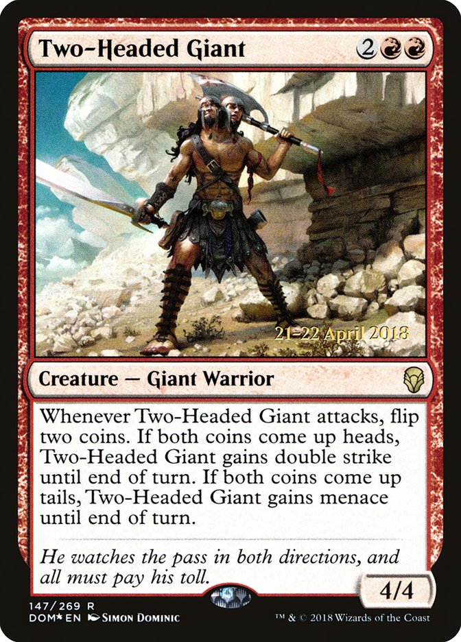 Two-Headed Giant  (Prerelease) [Dominaria Prerelease Promos] | Webway Games