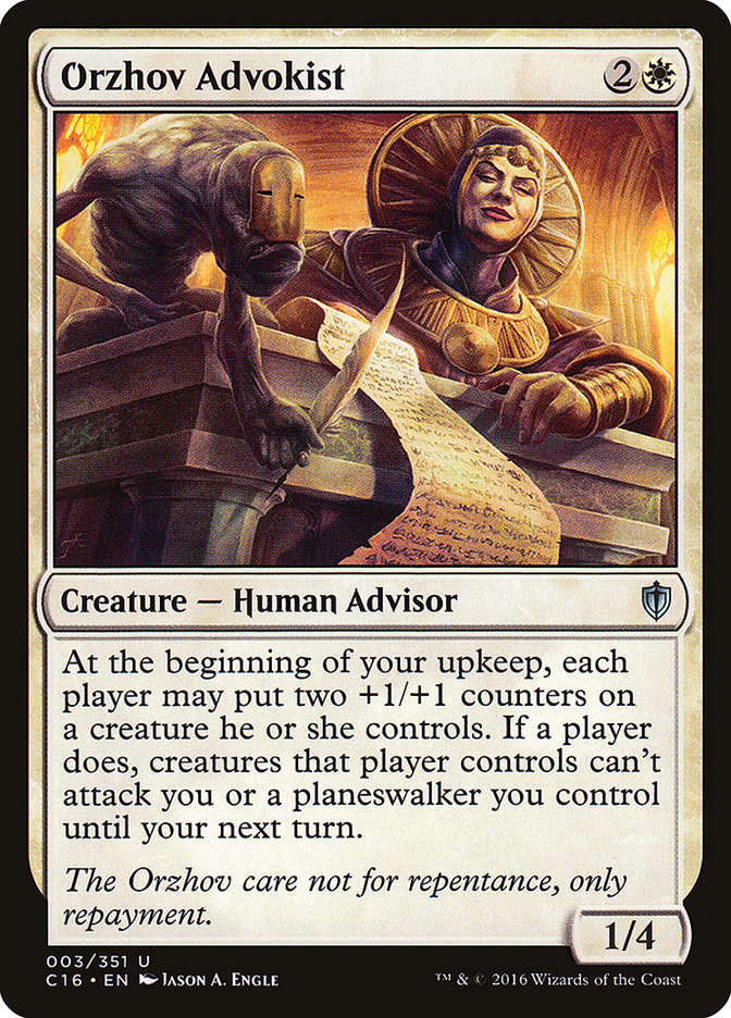 Orzhov Advokist [Commander 2016] | Webway Games