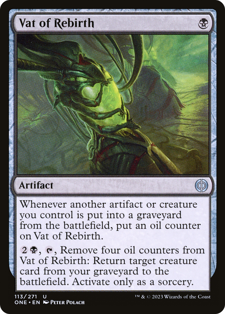 Vat of Rebirth [Phyrexia: All Will Be One] | Webway Games