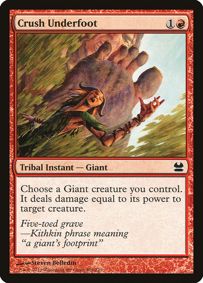 Crush Underfoot [Modern Masters] | Webway Games