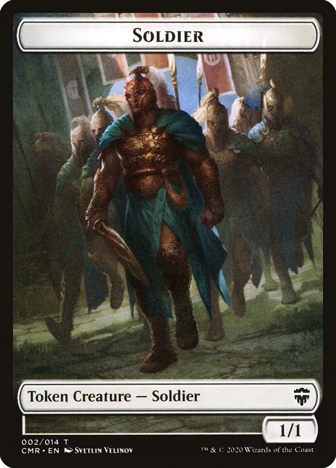 Soldier Token // Thrull Token [Commander Legends Tokens] | Webway Games