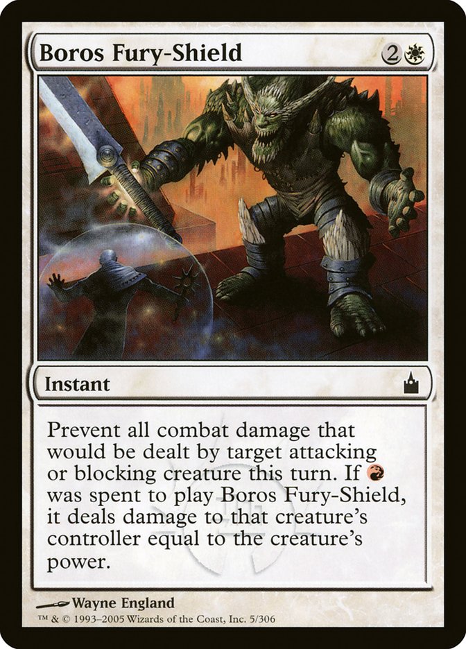 Boros Fury-Shield [Ravnica: City of Guilds] | Webway Games