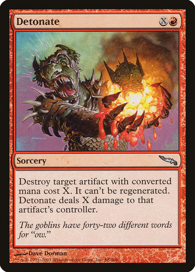 Detonate [Mirrodin] | Webway Games