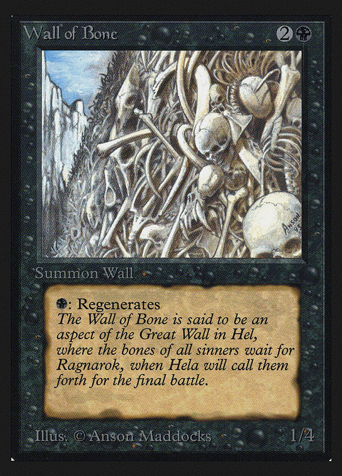 Wall of Bone (IE) [Intl. Collectors’ Edition] | Webway Games