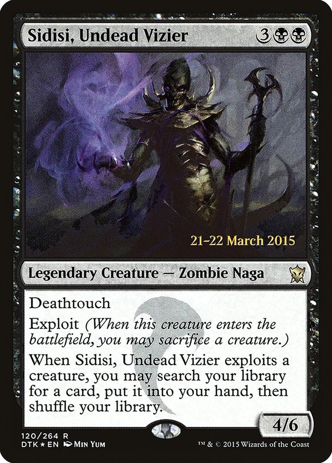 Sidisi, Undead Vizier  (Prerelease) [Dragons of Tarkir Prerelease Promos] | Webway Games