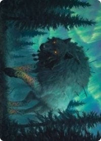 Sarulf, Realm Eater Art Card [Kaldheim: Art Series] | Webway Games