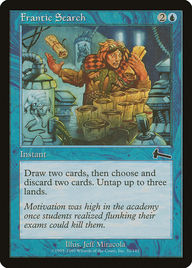 Frantic Search [Urza's Legacy] | Webway Games