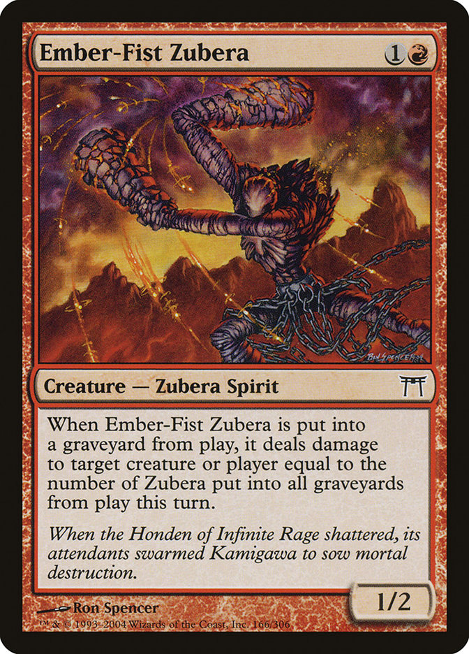 Ember-Fist Zubera [Champions of Kamigawa] | Webway Games