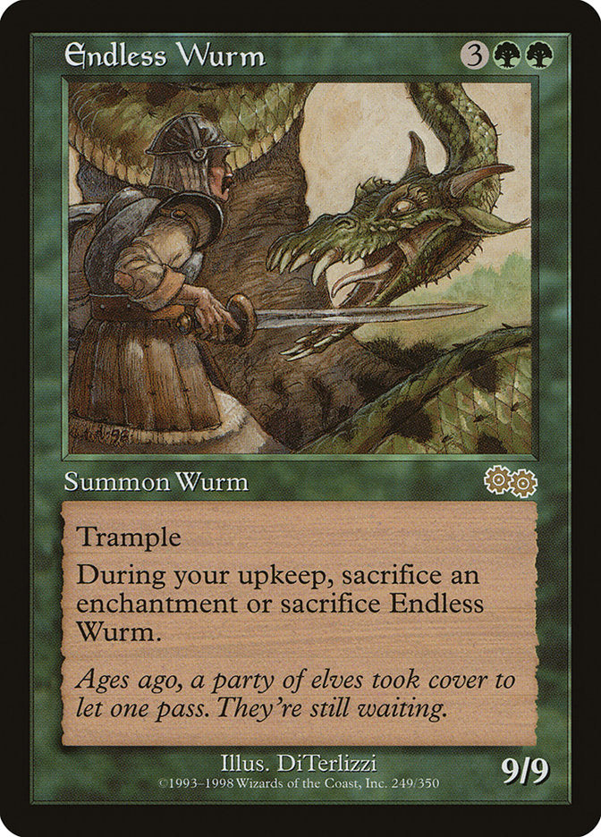 Endless Wurm [Urza's Saga] | Webway Games