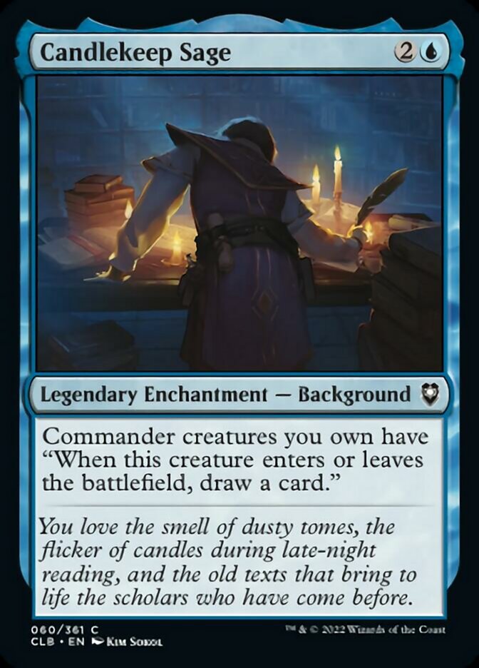 Candlekeep Sage [Commander Legends: Battle for Baldur's Gate] | Webway Games
