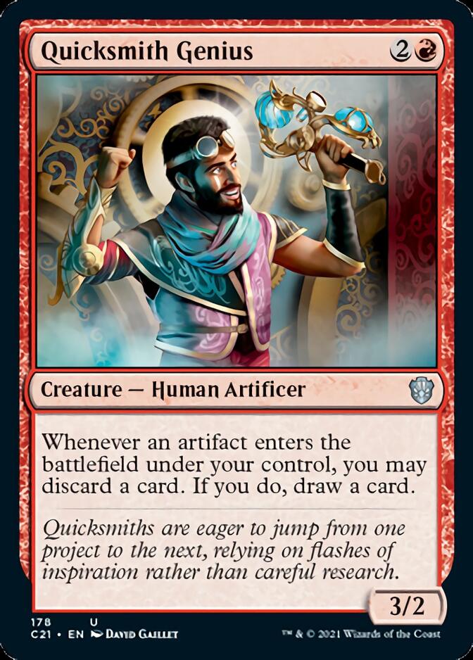 Quicksmith Genius [Commander 2021] | Webway Games