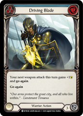 Driving Blade (Blue) [U-WTR146] (Welcome to Rathe Unlimited)  Unlimited Rainbow Foil | Webway Games