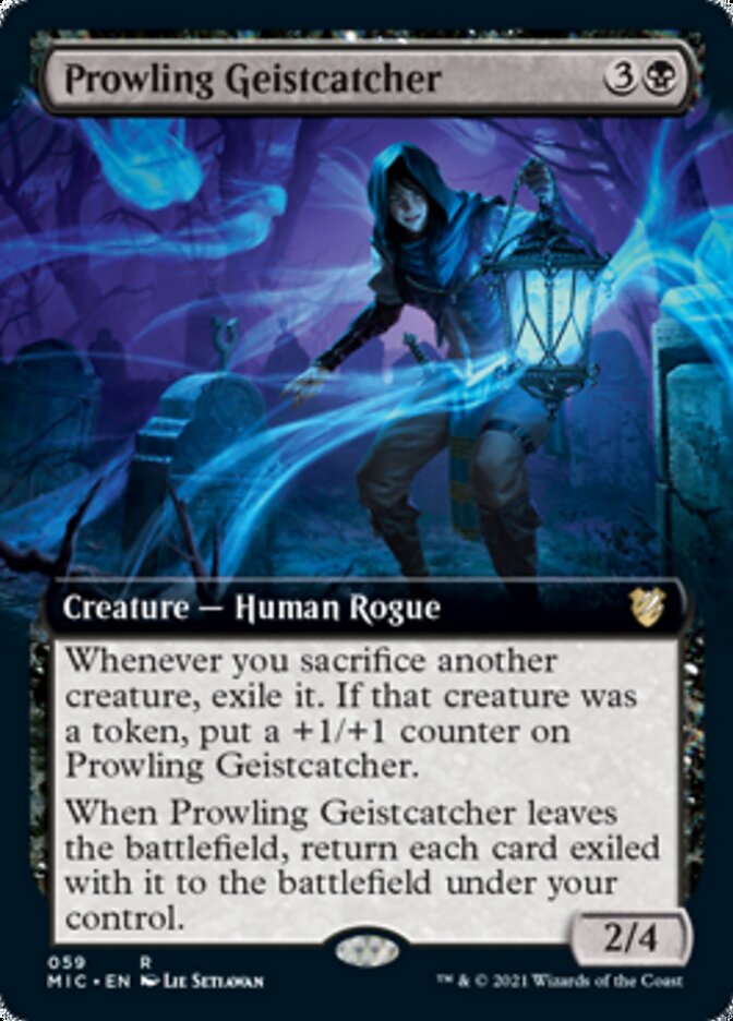 Prowling Geistcatcher (Extended) [Innistrad: Midnight Hunt Commander] | Webway Games