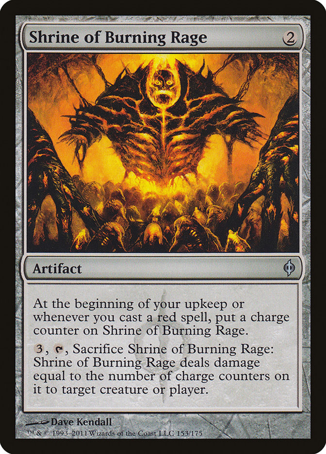 Shrine of Burning Rage [New Phyrexia] | Webway Games