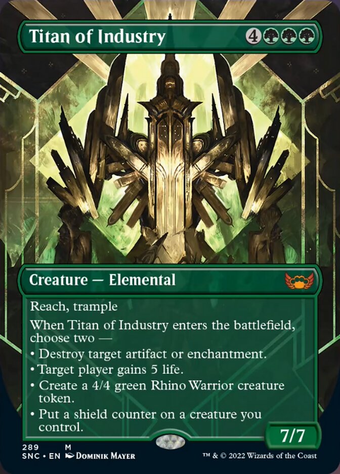 Titan of Industry (Borderless Alternate Art) [Streets of New Capenna] | Webway Games