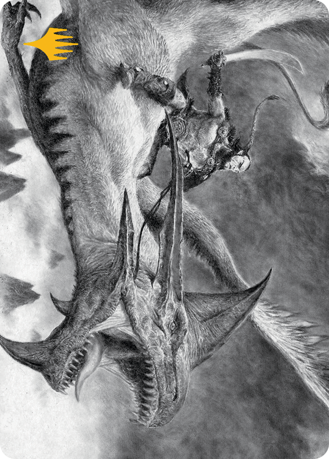 Zurgo and Ojutai Art Card (Gold-Stamped Signature) [March of the Machine Art Series] | Webway Games